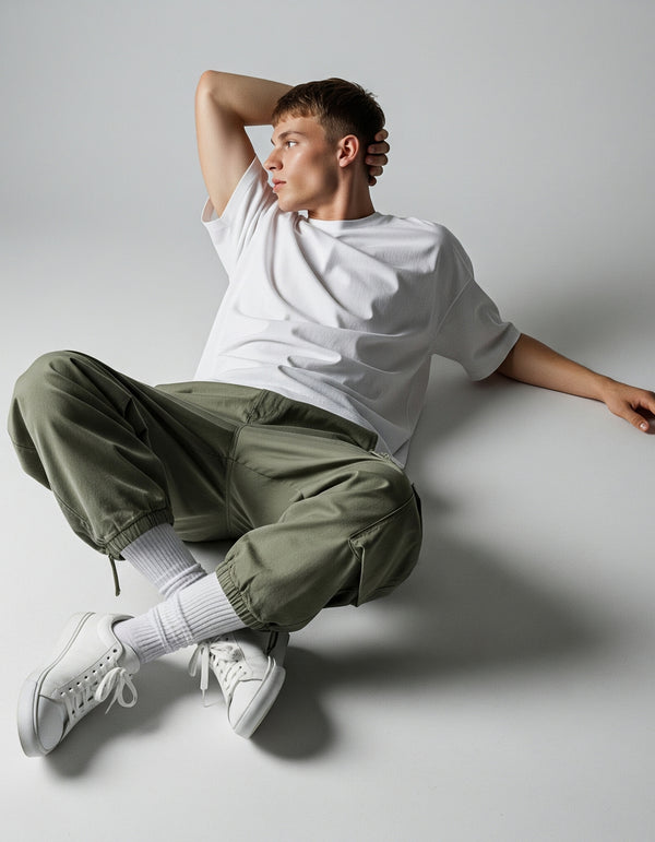 White Solid-OverSized